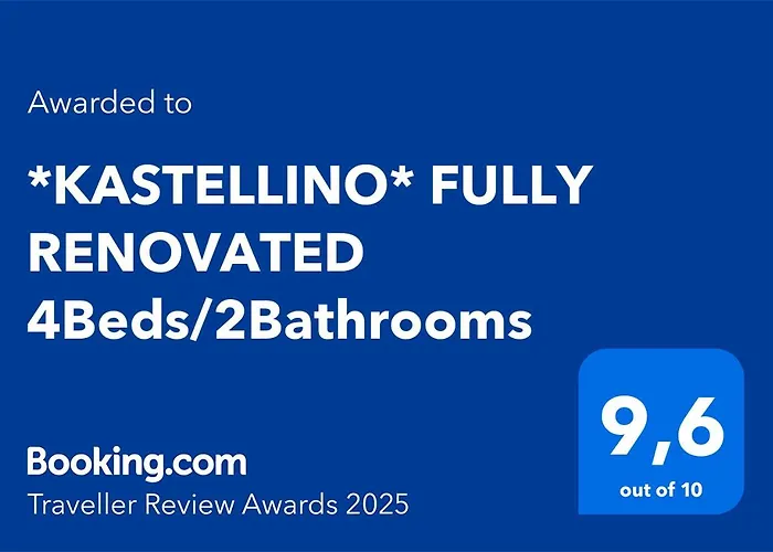 *Kastellino* Fully Renovated 4Beds/2Bathrooms